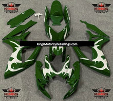 Suzuki GSXR600 (2006-2007) Green & White Tribal Fairings