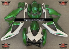 Suzuki GSXR750 (2008-2010) Green & White Fairings
