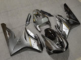 Silver, Black and Yellow Fairing Kit for a 2009, 2010, 2011 & 2012 Triumph Daytona 675 motorcycle