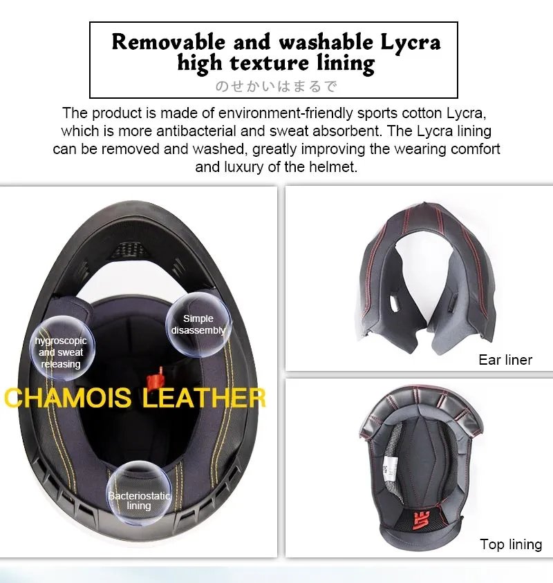 White Triple Gill HNJ Motorcycle Helmet - KingsMotorcycleFairings.com
