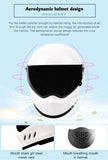 White Triple Gill HNJ Motorcycle Helmet - KingsMotorcycleFairings.com
