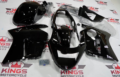 HONDA CBR1100XX Super Blackbird Fairings (1996-2007) Black at KingsMotorcycleFairings.com