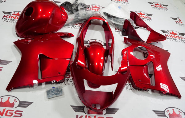 HONDA CBR1100XX Super Blackbird Fairings (1996-2007) Candy Red at KingsMotorcycleFairings.com