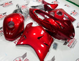 Candy Red Fairing Kit for a 1996, 1997, 1998, 1999, 2000, 2001, 2002, 2003, 2004, 2005, 2006 & 2007 Honda CBR1100XX Super Blackbird motorcycle