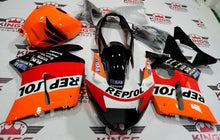 HONDA CBR1100XX Super Blackbird Fairings (1996-2007) Orange, Black, Red, White Repsol at KingsMotorcycleFairings.com