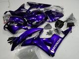 Honda CBR600RR Fairings (2007-2008) Purple, White from KingsMotorcycleFairings.com