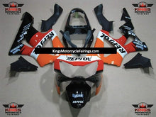 HONDA CBR900RR 929 (2000-2001) ORANGE, RED, BLACK & WHITE REPSOL FAIRINGS at KingsMotorcycleFairings.com