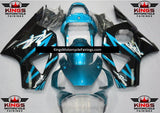 HONDA CBR900RR 954 (2002-2003) Aqua Blue, Black & White Fairings at KingsMotorcycleFairings.com