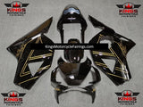 HONDA CBR900RR 954 (2002-2003) Black & Gold Fairings at KingsMotorcycleFairings.com