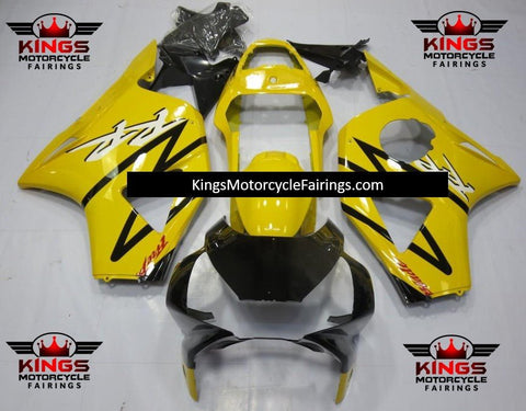 HONDA CBR900RR 954 (2002-2003) Black, Yellow & White Fairings at KingsMotorcycleFairings.com