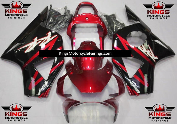 HONDA CBR900RR 954 (2002-2003) Candy Red, Black & White Fairings at KingsMotorcycleFairings.com