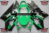 HONDA CBR900RR 954 (2002-2003) Green, Black & White Fairings