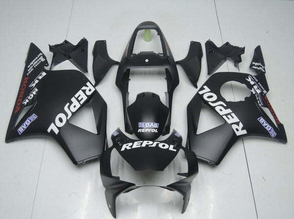 HONDA CBR900RR 954 (2002-2003) Matte Black & White Repsol Fairings at KingsMotorcycleFairings.com
