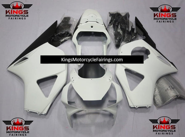 HONDA CBR900RR 954 (2002-2003) Matte White & Matte Black Fairings at KingsMotorcycleFairings.com