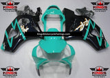 HONDA CBR900RR 954 (2002-2003) Mint Green & Black Fairings at KingsMotorcycleFairings.com