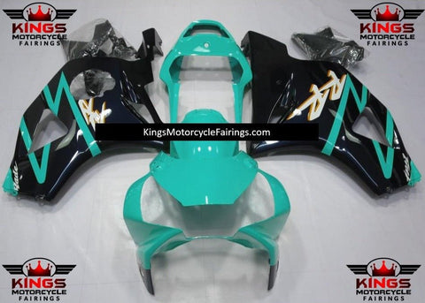 HONDA CBR900RR 954 (2002-2003) Mint Green & Black Fairings at KingsMotorcycleFairings.com