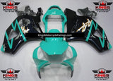HONDA CBR900RR 954 (2002-2003) Mint Green & Black Fairings at KingsMotorcycleFairings.com
