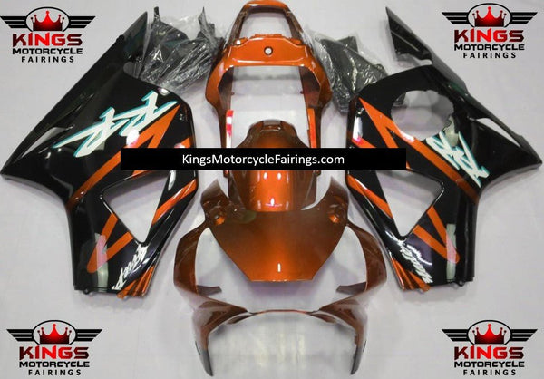 HONDA CBR900RR 954 (2002-2003) Orange, Black & White Fairings at KingsMotorcycleFairings.com.