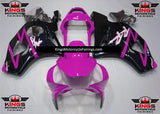 HONDA CBR900RR 954 (2002-2003) Pink, Black & White Fairings at KingsMotorcycleFairings.com