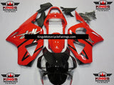 HONDA CBR900RR 954 (2002-2003) Red, Black & Silver Fairings at KingsMotorcycleFairings.com