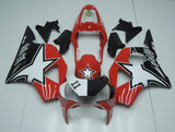 HONDA CBR900RR 954 (2002-2003) Red, Black & White Star Fairings at KingsMotorcycleFairings.com