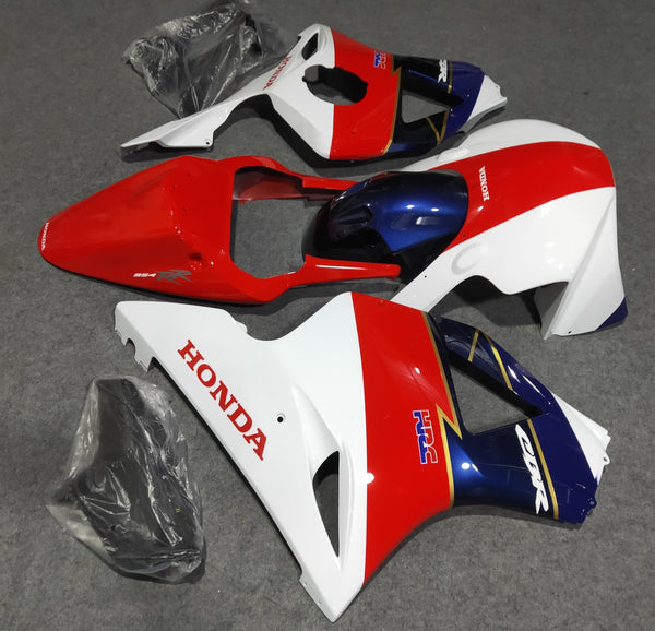 HONDA CBR900RR 954 (2002-2003) Red, White, Blue & Gold Race Fairings at KingsMotorcycleFairings.com