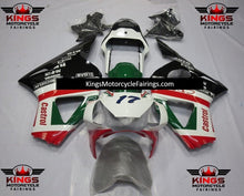 HONDA CBR900RR 954 (2002-2003) White, Red, Green & Black Castrol Fairings at KingsMotorcycleFairings.com