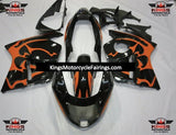 HONDA CBR1100XX Fairings (1996-2007) Black, Orange, Tribal at KingsMotorcycleFairings.com