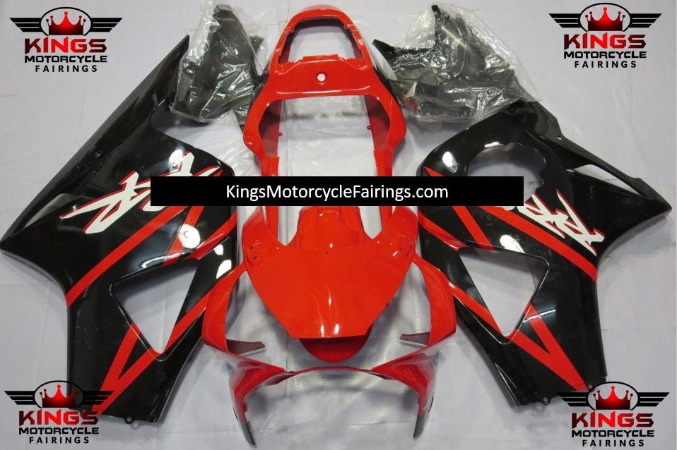 HONDA CBR 900RR Fairings (2002-2003) Red Stripe, Black, White at KingsMotorcycleFairings.com