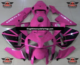Pink and Black TORO Fairing Kit for a 2005 and 2006 Honda CBR600RR motorcycle
