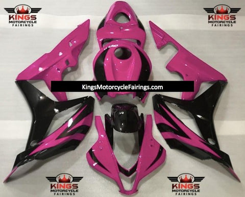 Honda CBR600RR (2007-2008) Black & Pink Fairings