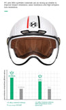 Half Face Retro Space Motorcycle Helmet is brought to you by KingsMotorcycleFairings.com