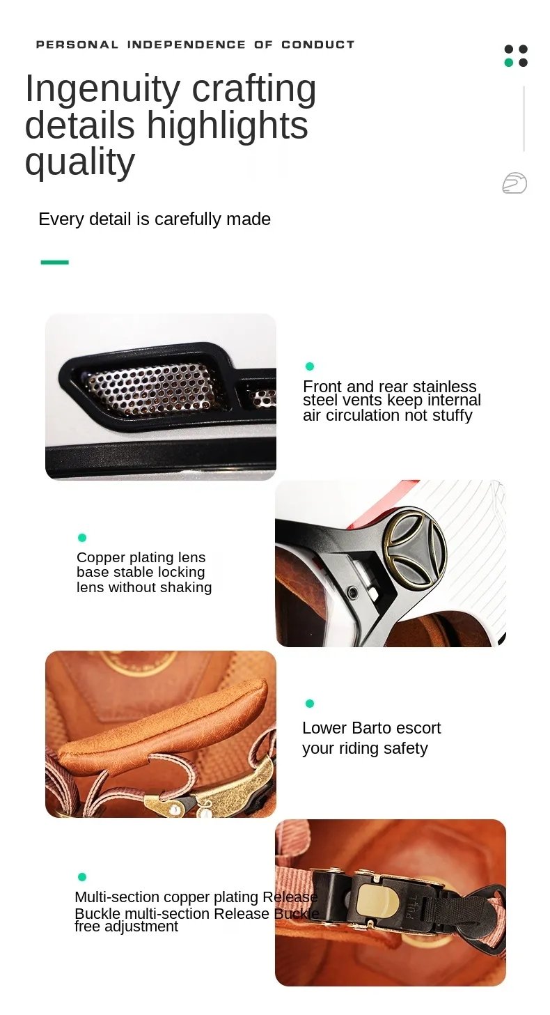 Half Face Retro Space Motorcycle Helmet is brought to you by KingsMotorcycleFairings.com