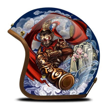 Hand Painted Warrior Monkey Motorcycle Helmet is brought to you by KingsMotorcycleFairings.com