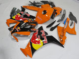 Black and Orange RedBull Fairing Kit for a 2012, 2013, 2014, 2015 & 2016 Honda CBR1000RR motorcycle