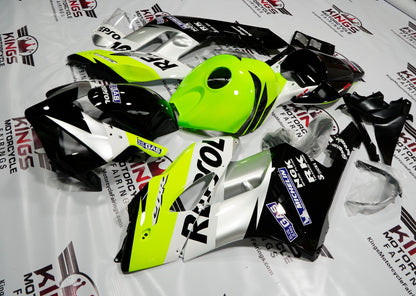 Honda CBR1000RR (2004-2005) Neon Yellow, Black & Silver Repsol Fairings at KingsMotorcycleFairings.com