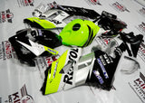Honda CBR1000RR (2004-2005) Neon Yellow, Black & Silver Repsol Fairings at KingsMotorcycleFairings.com