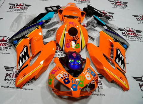 Honda CBR1000RR (2004-2005) Orange Shark Fairings at KingsMotorcycleFairings.com