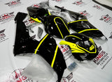 Honda CBR1000RR (2006-2007) Black & Neon Yellow 46 Fairings at KingsMotorcycleFairings.com