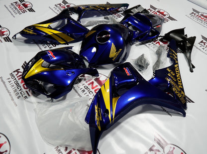 Honda CBR1000RR (2006-2007) Dark Blue & Gold Fairings at KingsMotorcycleFairings.com