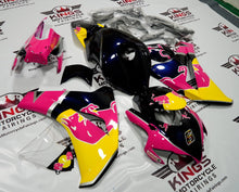 Honda CBR1000RR (2008-2011) Pink, Yellow & Blue Bull Fairings at KingsMotorcycleFairings.com