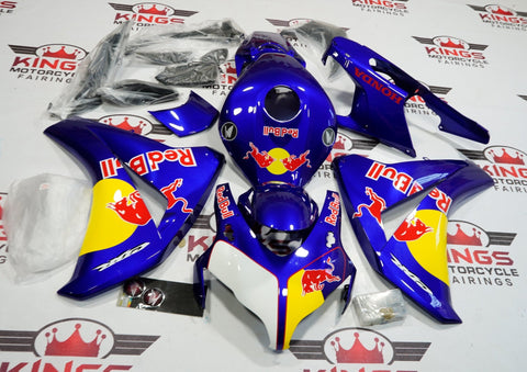 Honda CBR1000RR (2008-2011) Blue, Red, Yellow & White RedBull Fairings