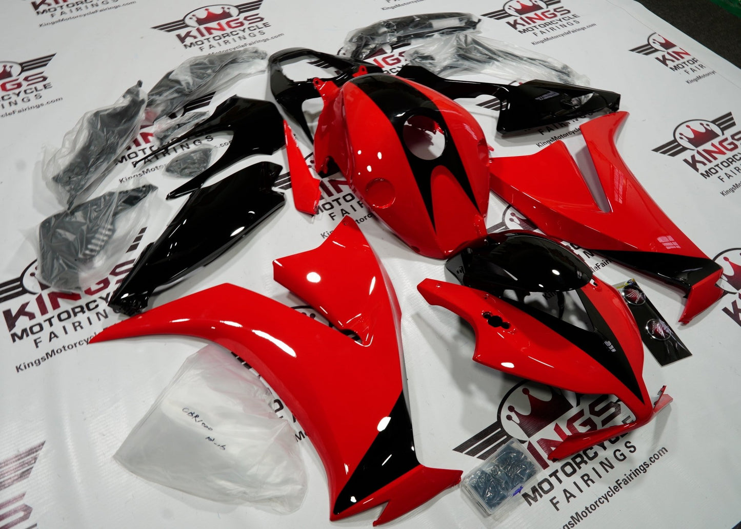Honda CBR1000RR (2012-2016) Red & Black Fairings at KingsMotorcycleFairings.com