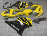 Yellow and Black Fairing Kit for a 2001, 2002, 2003 Honda CBR600F4i motorcycle