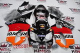 Honda CBR600F4i Fairings (2001-2003) Black, Orange, Red, White Repsol at KingsMotorcycleFairings.com