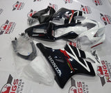 White and Black F Sport Fairing Kit for a 2001, 2002, 2003 Honda CBR600F4i motorcycle