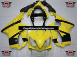 Yellow and Black Fairing Kit for a 2001, 2002, 2003 Honda CBR600F4i motorcycle