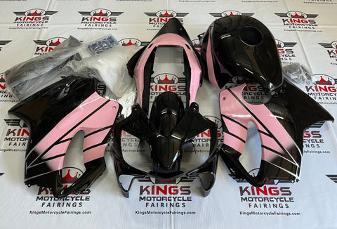 Honda CBR600F4i (2004-2007) Black & Pink Fairings at KingsMotorcycleFairings.com