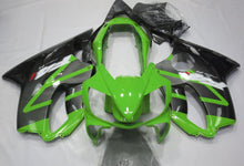 Green and Silver Fairing Kit for a 2004, 2005, 2006, 2007 Honda CBR600F4i motorcycle
