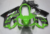 Green and Silver Fairing Kit for a 2004, 2005, 2006, 2007 Honda CBR600F4i motorcycle